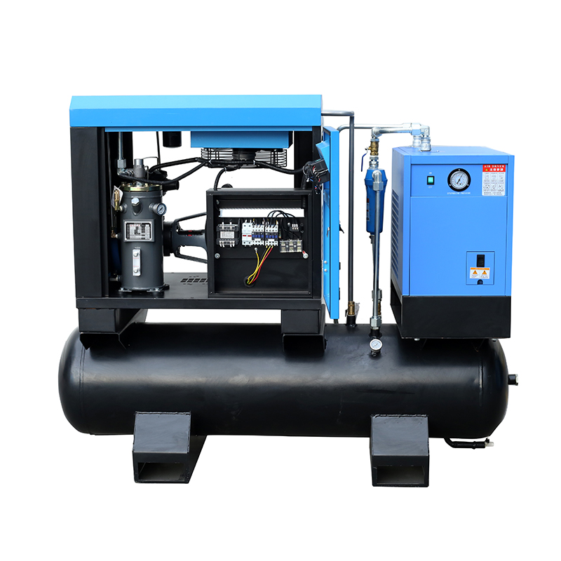 15kW 20hp Viwanda Screw hewa compressor na dryer na tank ya hewa