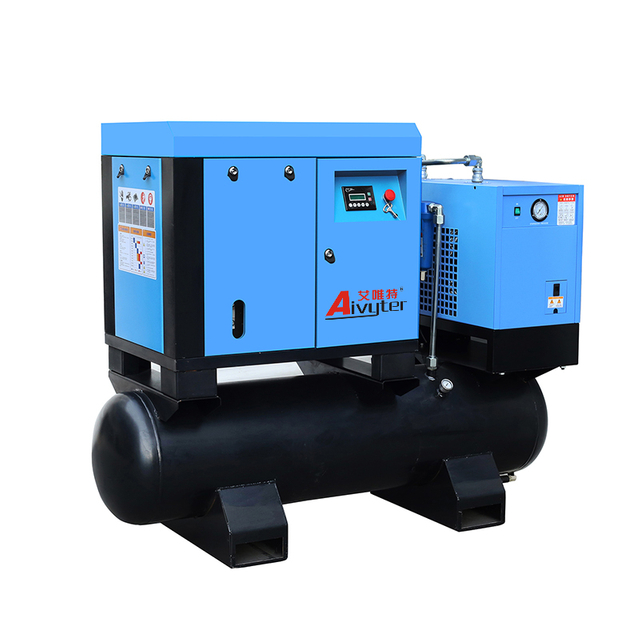 Công nghiệp nói chung 7.5kW 11kW 15kW 8bar Tất cả trong một máy nén khí cố định không khí