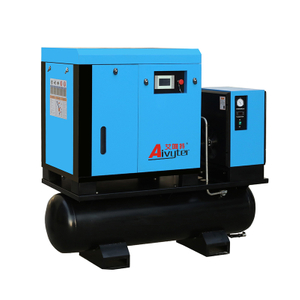 22kW 30hp 15bar, lazer kesimi için tank ve kurutucu ile kombine vida hava kompresörü