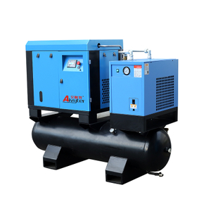 Hava kurutuculu 7.5kw 10hp Endüstriyel Üç Fazlı 400V vidalı kompresör